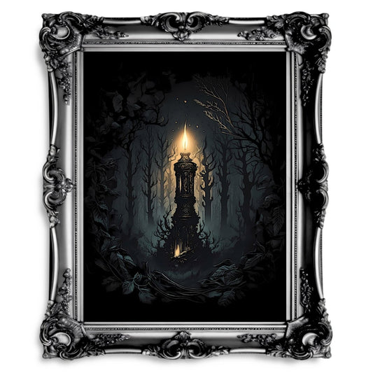Mystic Candle in Woodland Dark Fairycore Cottagecore Gothic Witchy Decor -  Everything Pixel