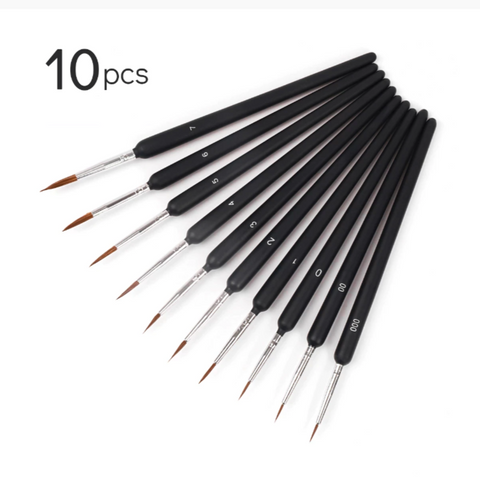 14pcs Mini Canvas And Easel Brush Set, Canvas Inch, Pre-stretched