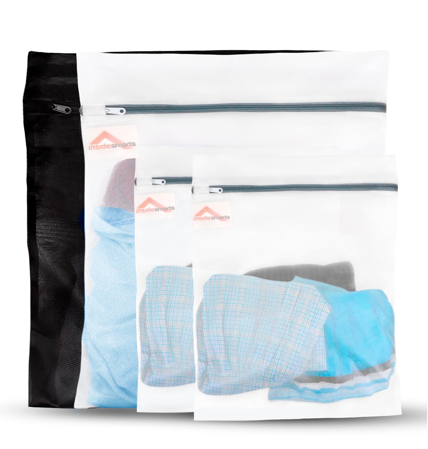 InsideSmarts Delicates Laundry Wash Bags for Lingerie, Bras