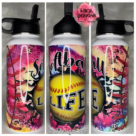 Custom Team Water Bottles for Softball: Softball Apparel for Girls &  Parents – LuLu Grace