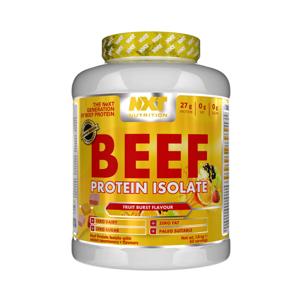 NXT Beef Protein Isolate 1.8kg Fruit Burst Protein Superstore