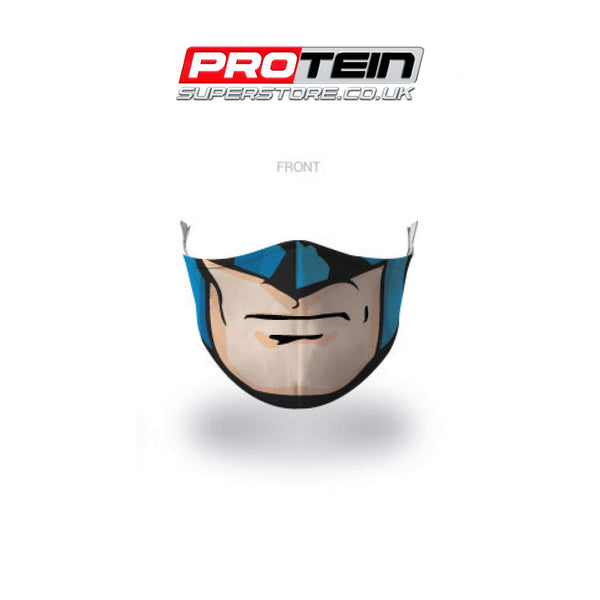 Batman Face Shield Antibacterial ZnO coating - PM0.3 Filtration - Liquid Repellent Face Shield Protein Superstore