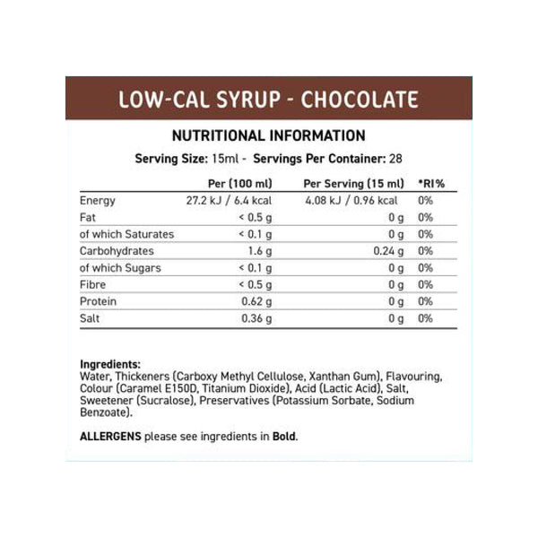 Applied Nutrition Fit Cuisine Low Cal Syrup  Protein Superstore