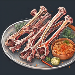 cooked bones