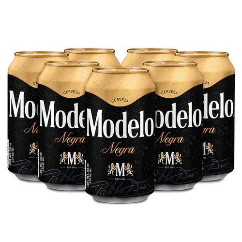 Cerveza Modelo Negra Munich Oscura Lata 355 ml 24 U – 