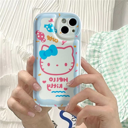 Faux Louis Vuitton iPhone Case With Nerdy Hello Kitty 