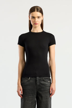 Skinny Rib Scoop Neck (Verona) - Milk Boutique