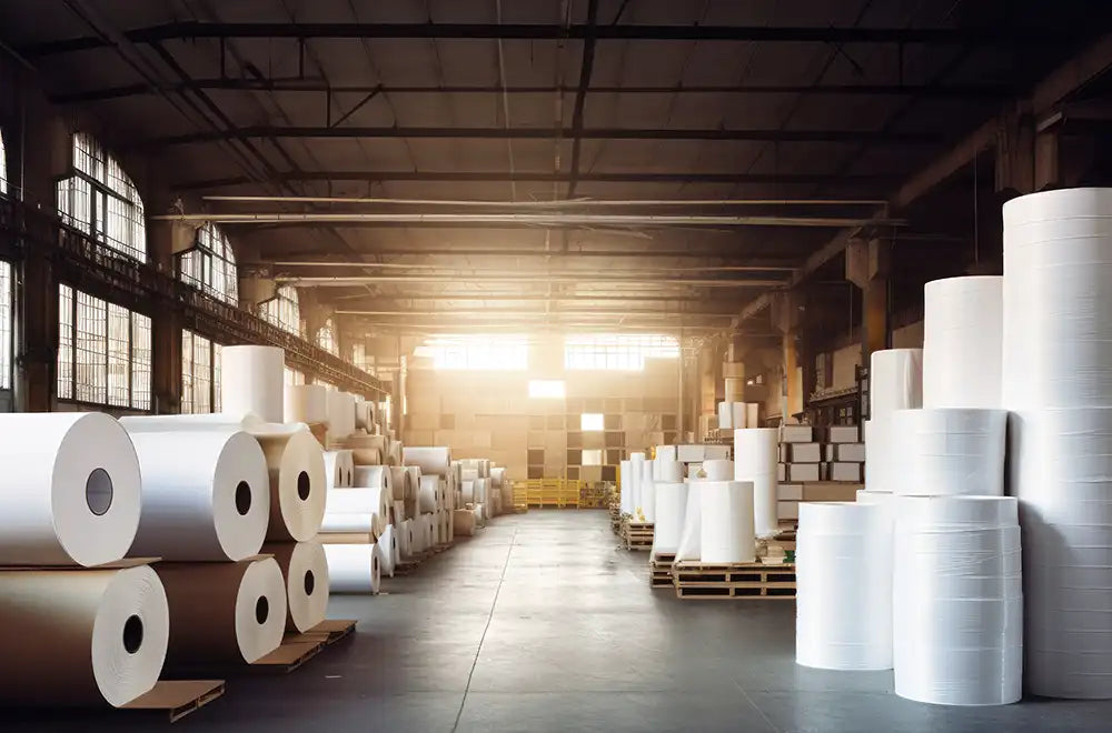 printing materials in a warehouse