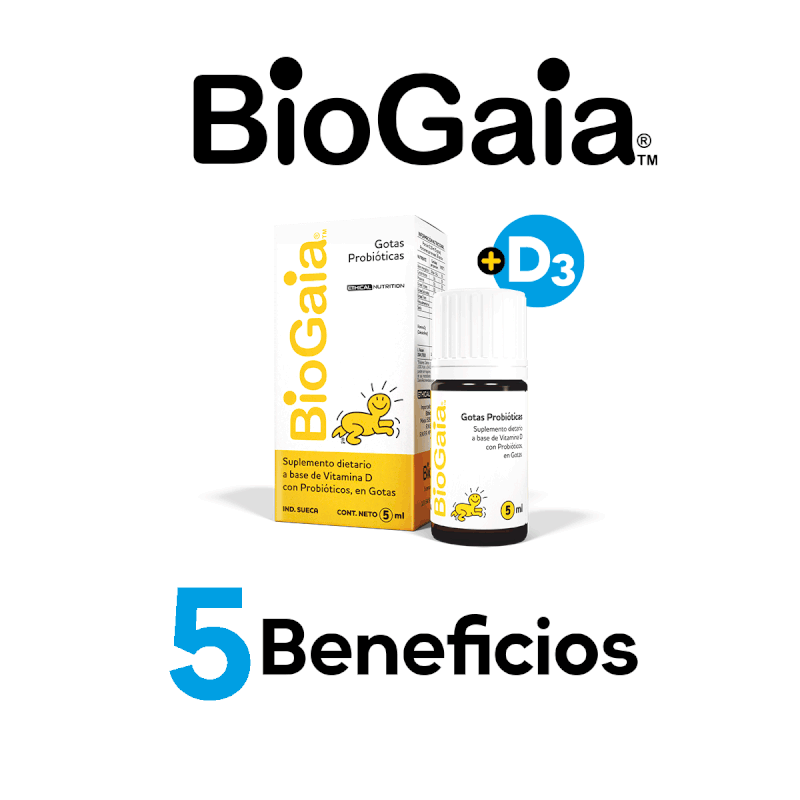 BioGaia · Gotas Probióticas con Vitamina D
