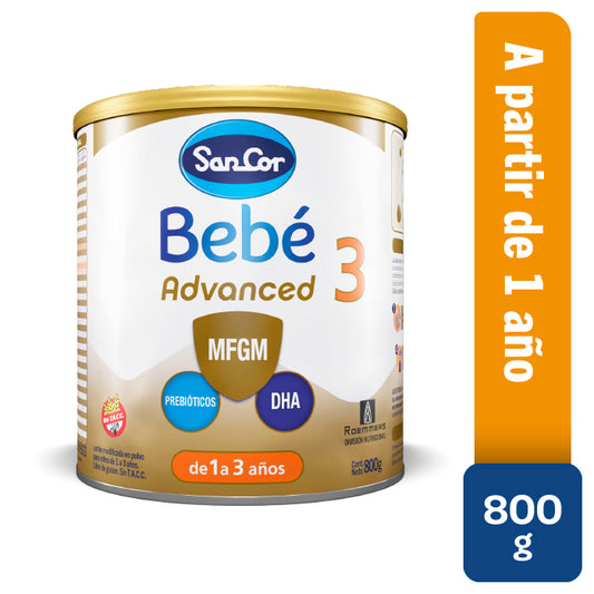 Leche Sancor Bebé 1 Adv Lata X 800 Gr