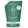 Puracy shampoo refill in a pouch