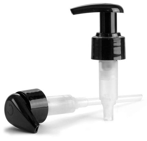 Black lotion bottle pump example