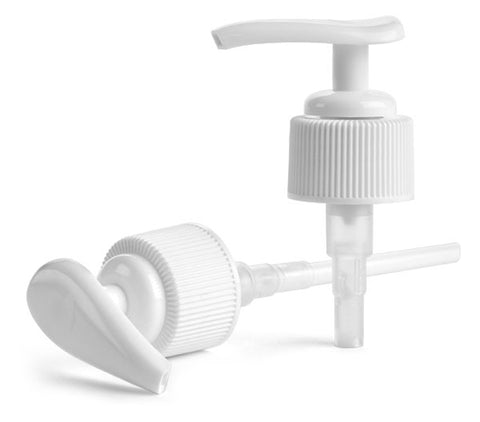 White lotion bottle pump example
