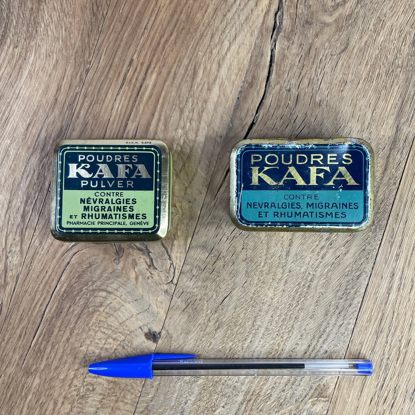 Boîte Poudres KAFA bleue