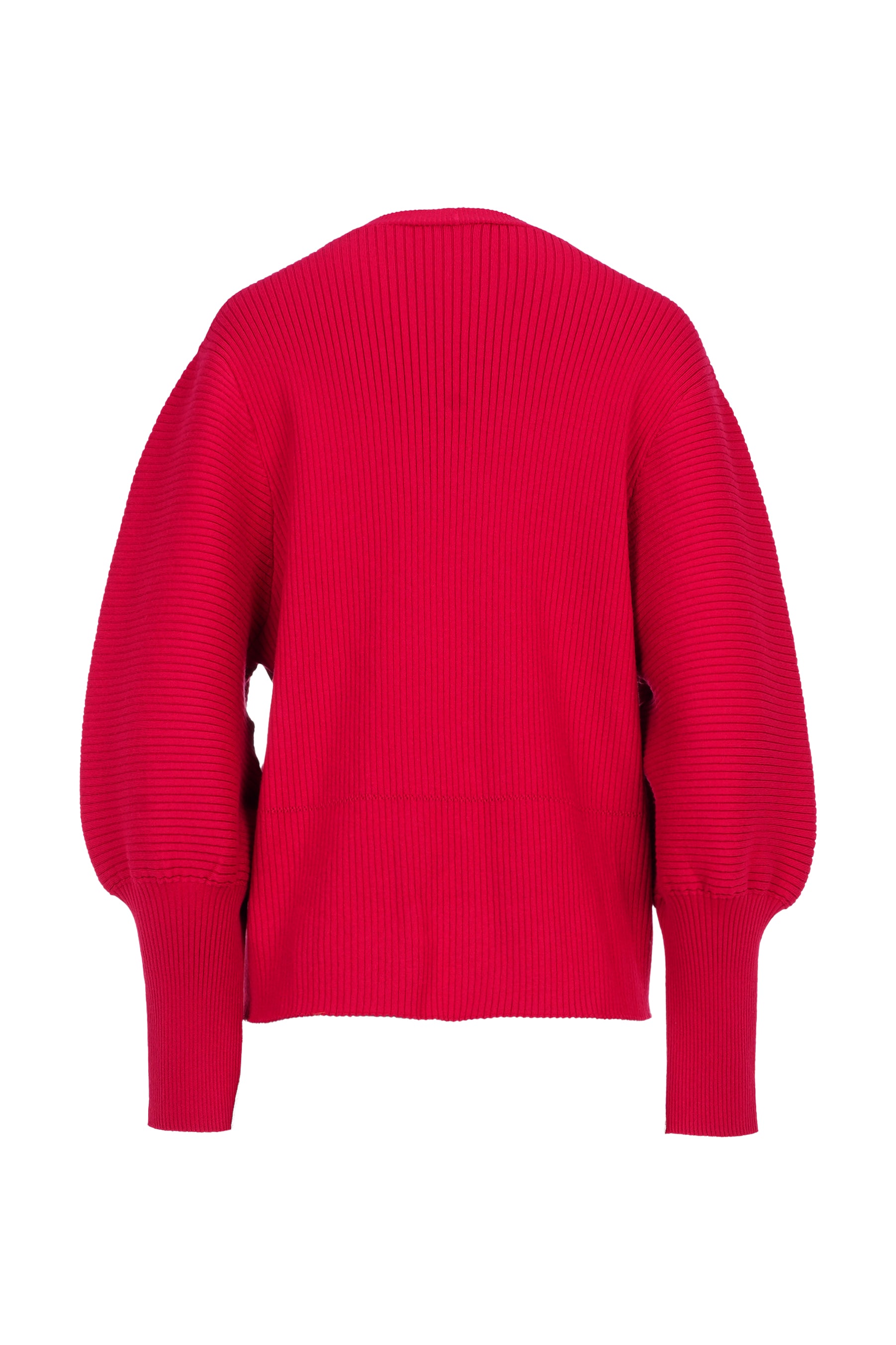 Ashlea Puffy Cardigan - Sour Cherry