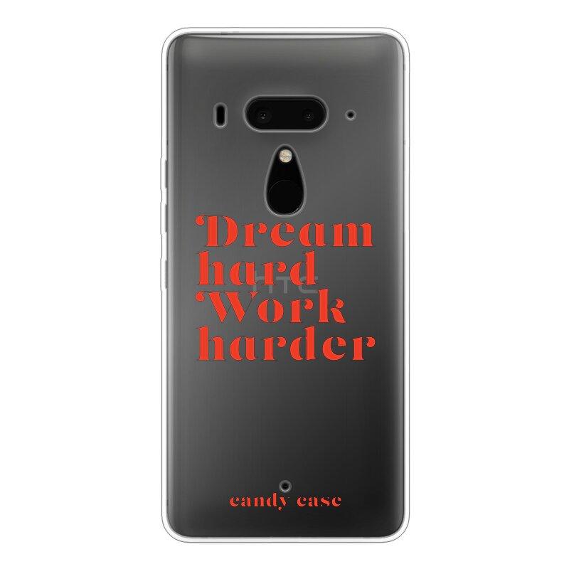menu Zeehaven Hond Candy Quote Red Soft HTC telefoonhoesje – Candycase