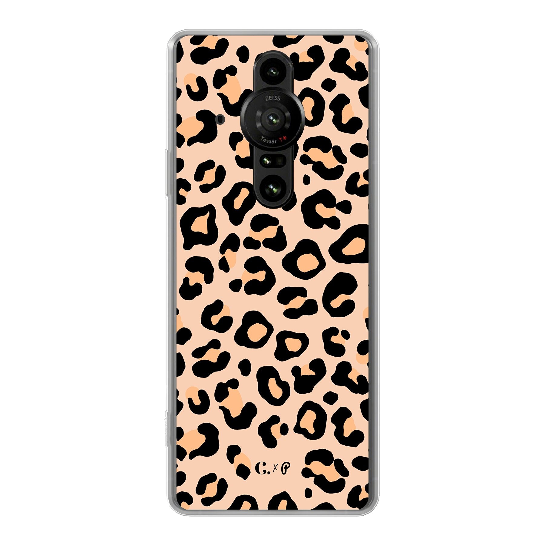 Portaal ik heb honger Stevenson Candy x Perf Leopard beige soft Sony telefoonhoesje – Candycase