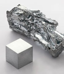 Zinc puro en dos formas