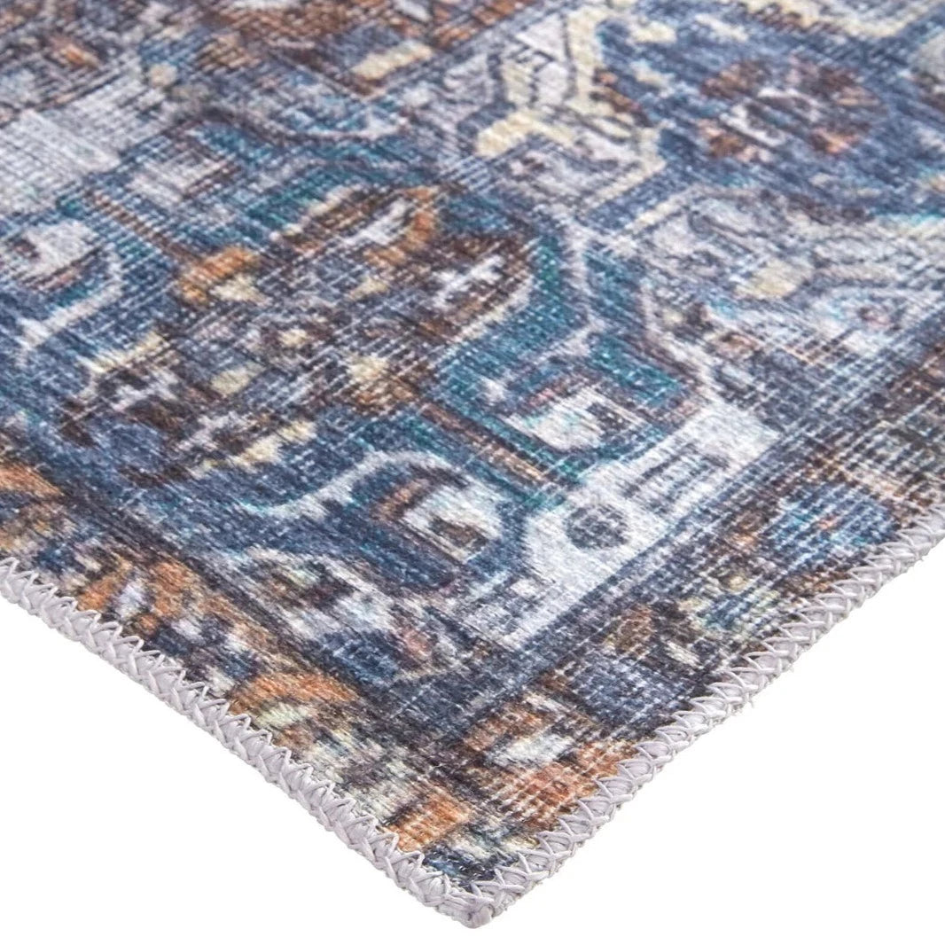 Blue Rug in the Style of Percy