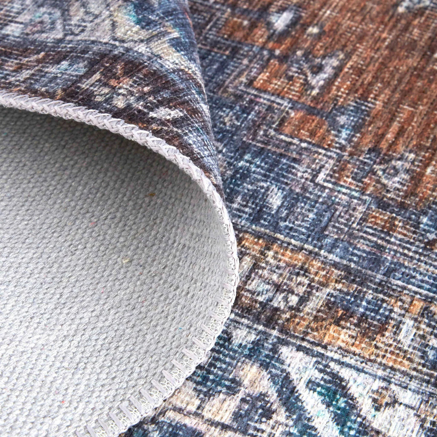 Blue Rug in the Style of Percy