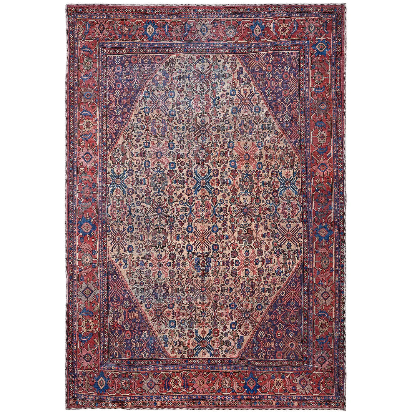 Beige/Red Rug from Rawlins