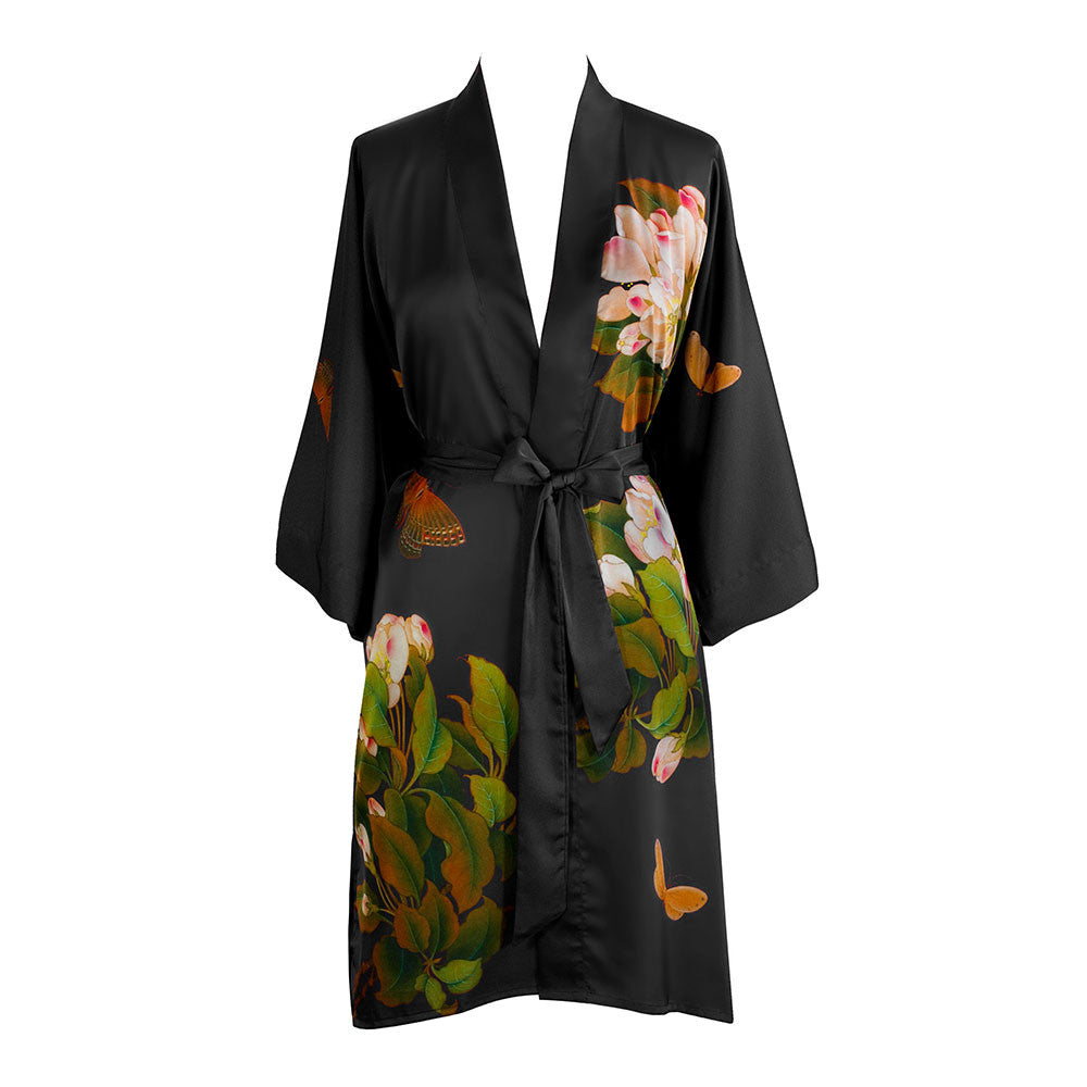 Peony & Butterfly Kimono Robe – Old Shanghai Online