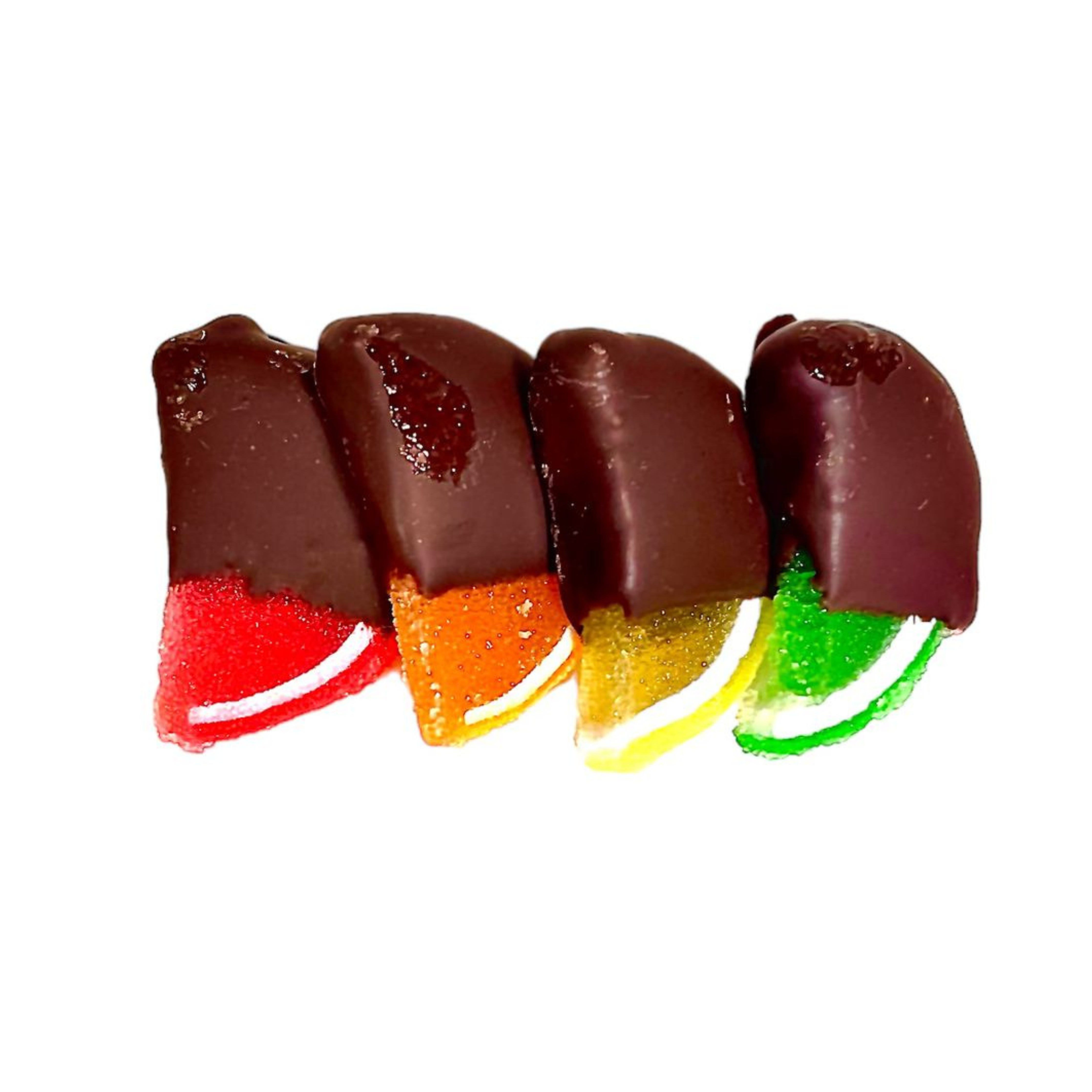 Chocolate Covered Fruit Flavored Slices | Kosher for Passover