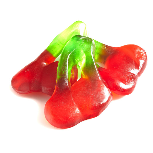 Kosher & Vegan Red Pink Blue Yellow Gummy Bears by the Pound – Nut & Candy