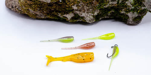 1.75” crappie paddle tail swimbait – Fish Whisperer Baits