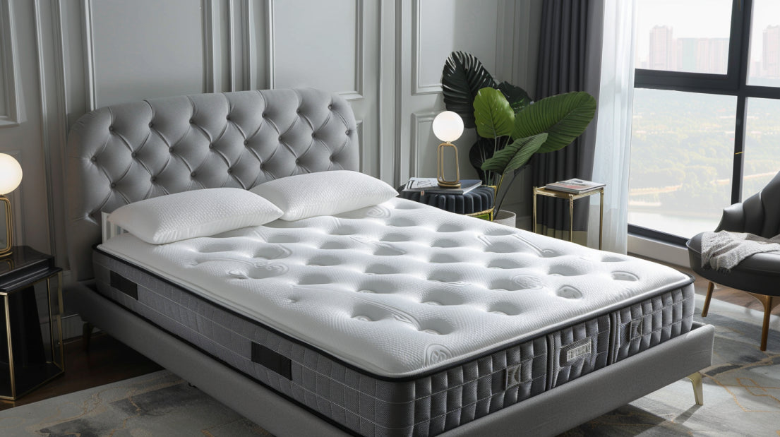 Mattress with Protector & Pillow