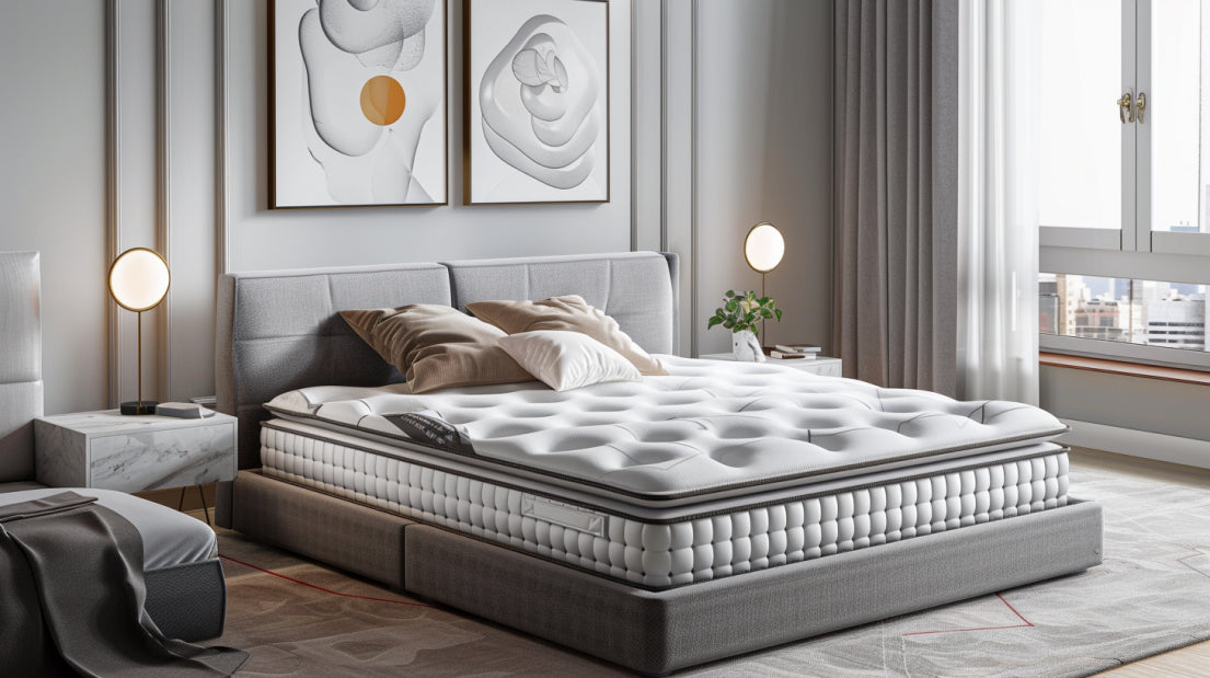 Mattress with Protector & Pillow