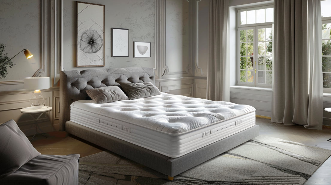 Mattress with Protector & Pillow