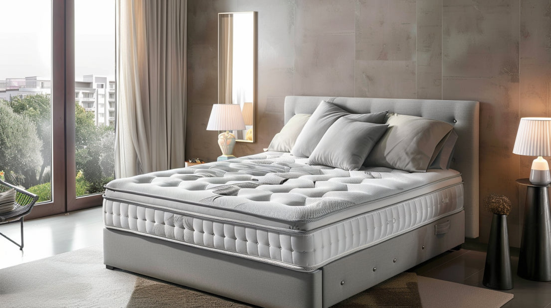 Mattress with Protector & Pillow