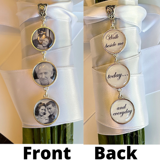 Wedding Bouquet Photo Charms