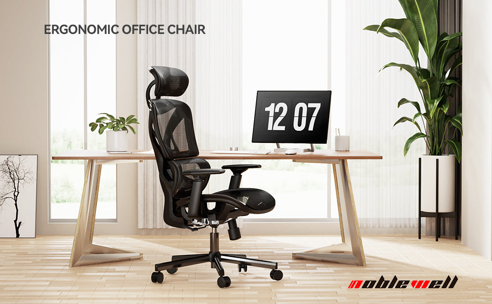 Ergonomic Office Chair with Lumbar Support Computer Chair – Noblewell  WebSite