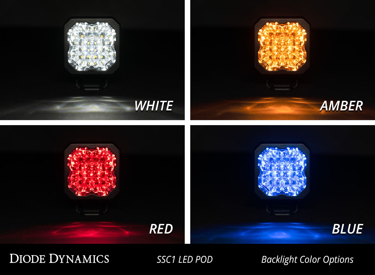 SS5 Pro Universal CrossLink 3-Pod Lightbar White Driving Diode Dynamics