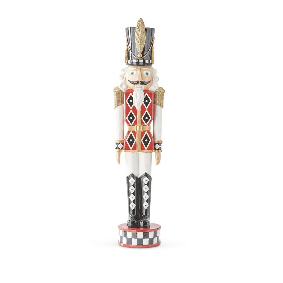 Design Shop 37 Inch Extra Large Red And White Soldier Nutcracker