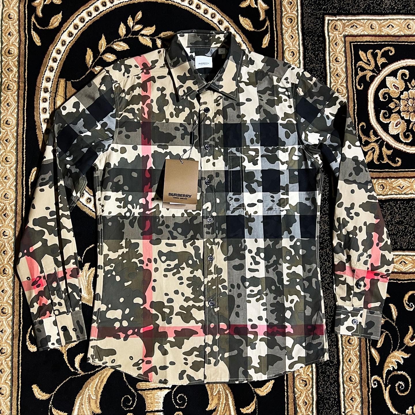 Burberry Camisa ML Camo edition – Outlet Bad Boy