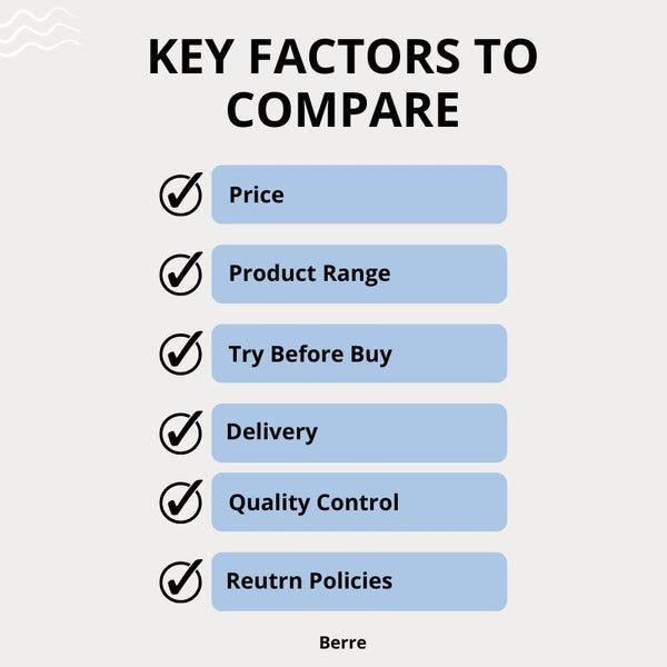 Key Factors to Compare online vs in store furniture buying