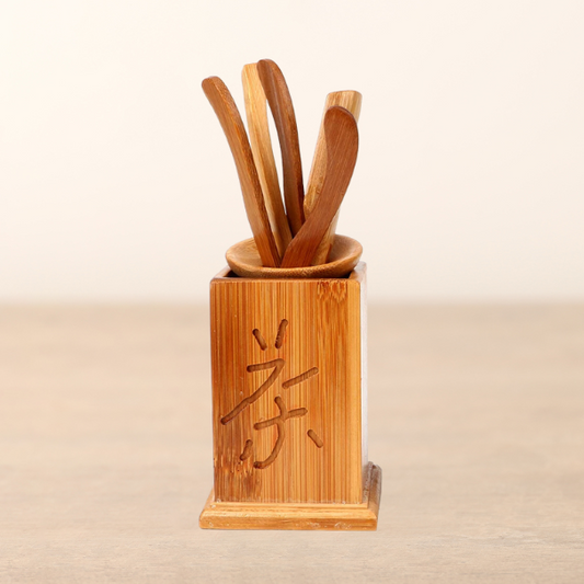 Oriental Bamboo Tea Spoon Set - The Essential Tool for Tea Ceremonies