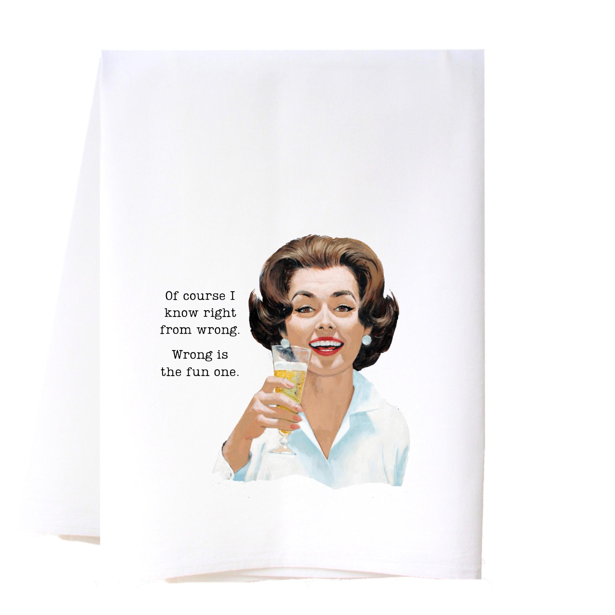 Cora & Pate Well Played Karma Flour Sack Towel (Regular)