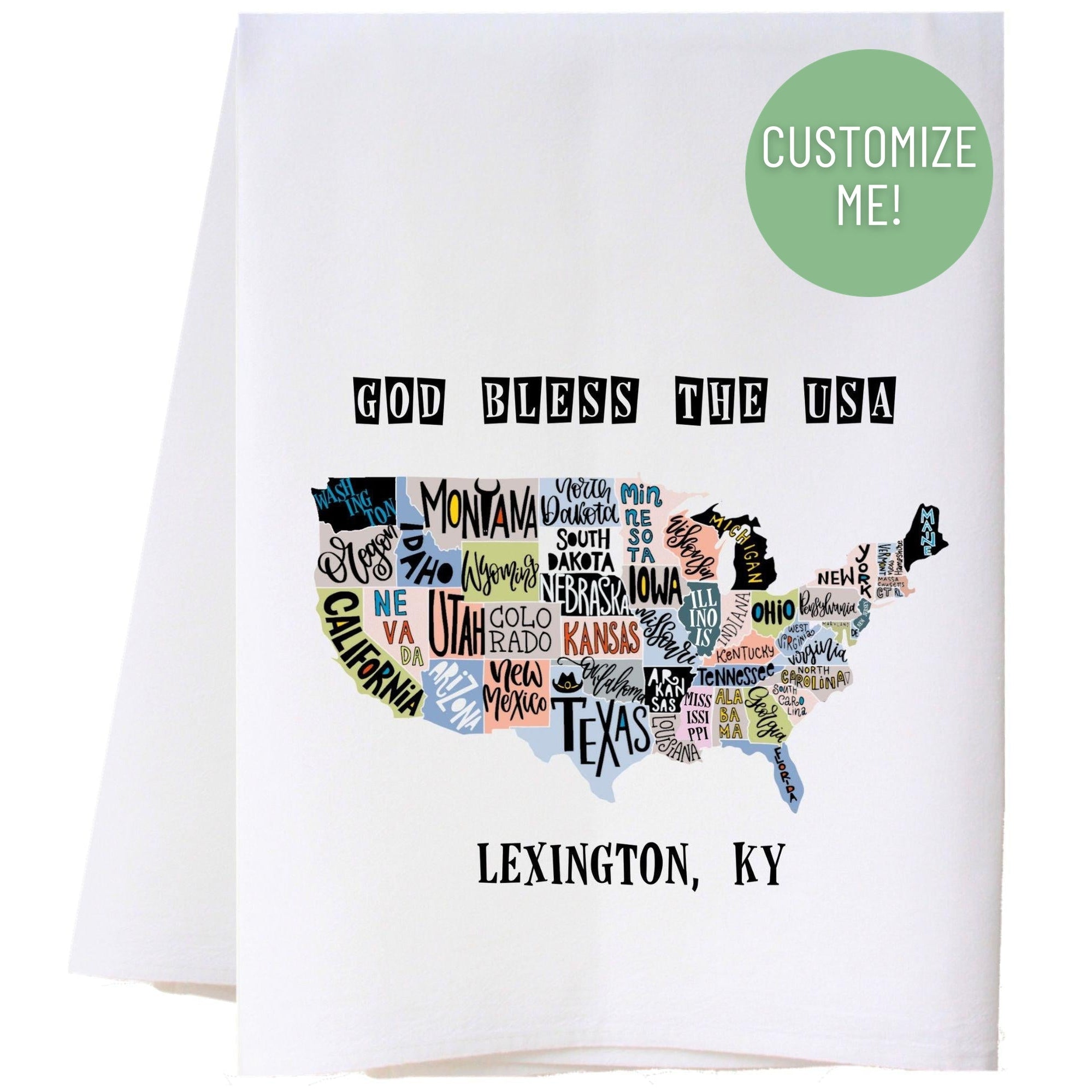 Y'All Hush Flour Sack Towel - Cora & Pate