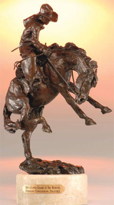 Deborah Copenhaver-Fellows, She's a Little Cranky in the Morning, Bronze Edition of 100, 15