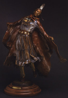 Susan Kliewer, Navajo Powwow Dancer, Bronze, 23