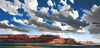 Ed Mell, Vermillion Cliffs , Oil on Canvas, 20