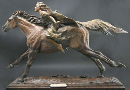 Deborah Copenhaver-Fellows, She Flies Without Wind, Bronze edition of 25, 31