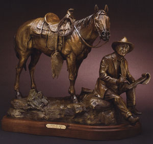 Susan Kliewer, Charlie and Monte, Bronze Edition of 35, 18.5