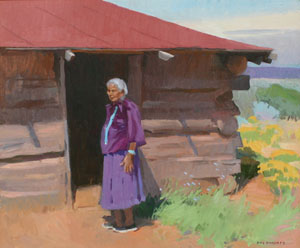 Ray Roberts, Matriarck, Oil on Canvas, 20" x 24" 