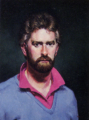 Gregory Hull, Self-portrait, 1986, oil, 24 x 18, Collection of the Artist