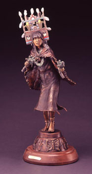 Susan Kliewer, Hopi Butterfly Girl, Bronze Edition of 45, 28